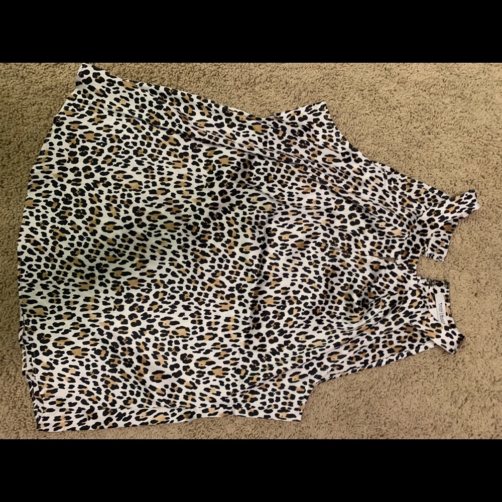 Black House White Market animal print tank
